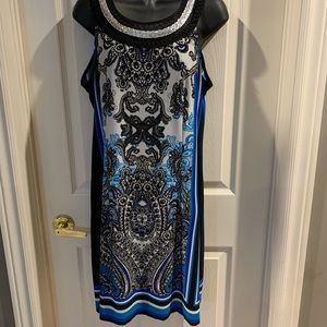 Bling shift dress.
